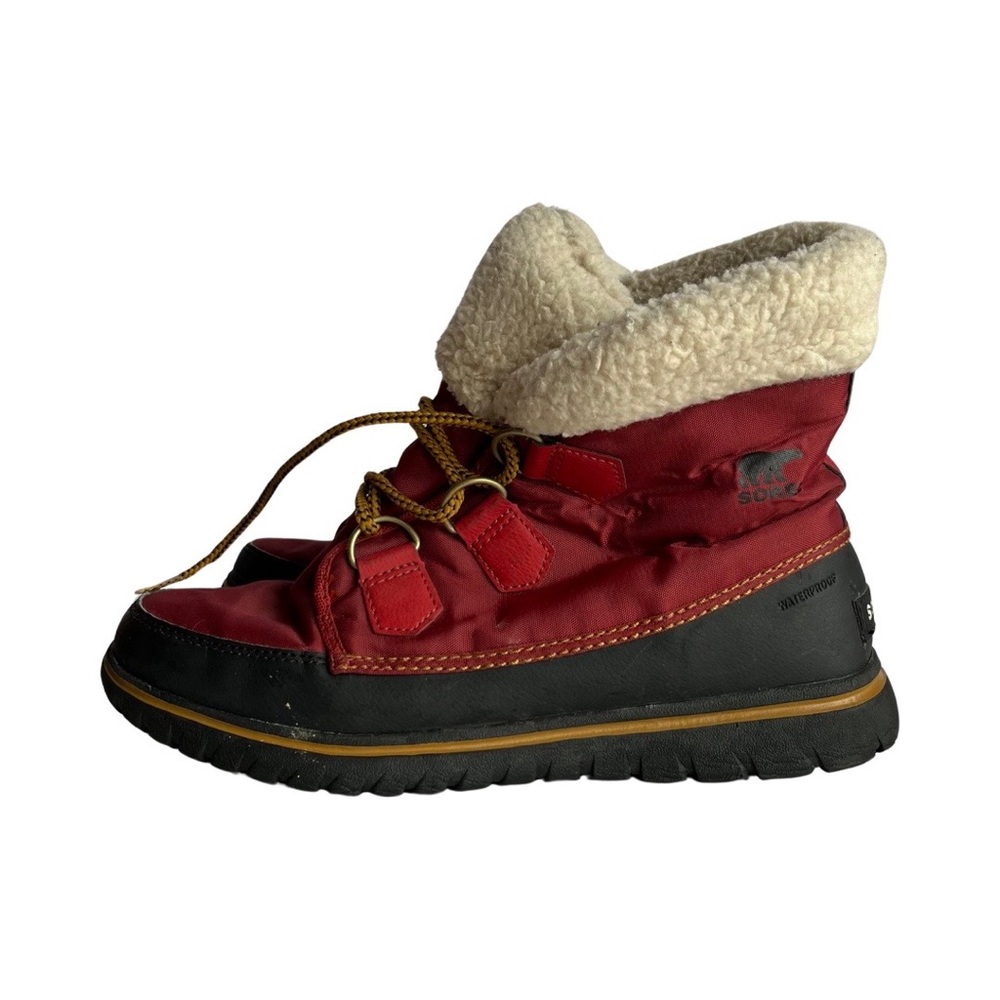 Sorel Boots Womens Explorer Carnival Winter Shearling Mid Calf size 8.5